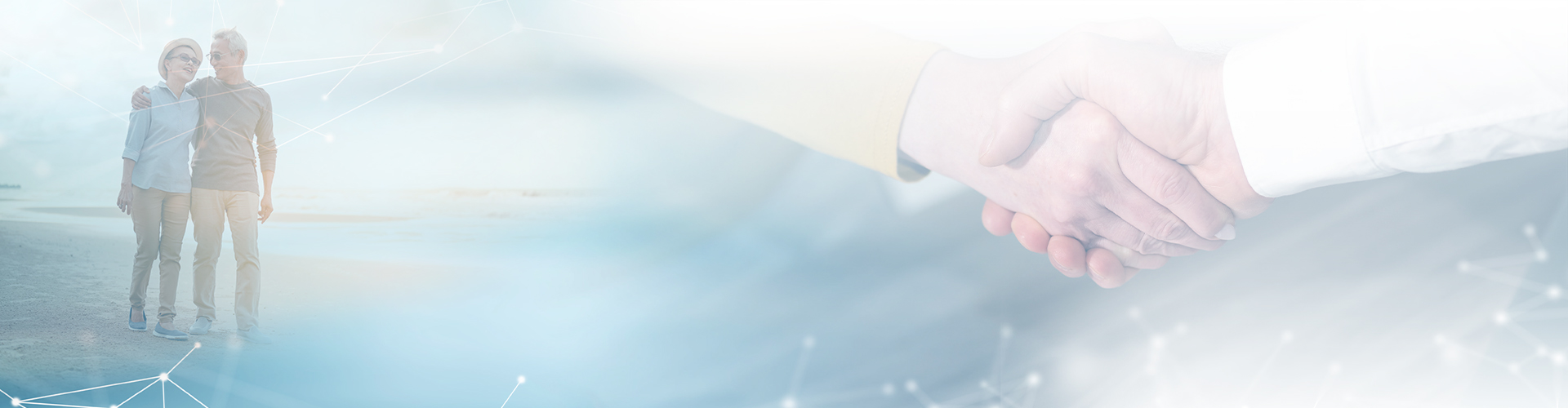 old couple signing papers